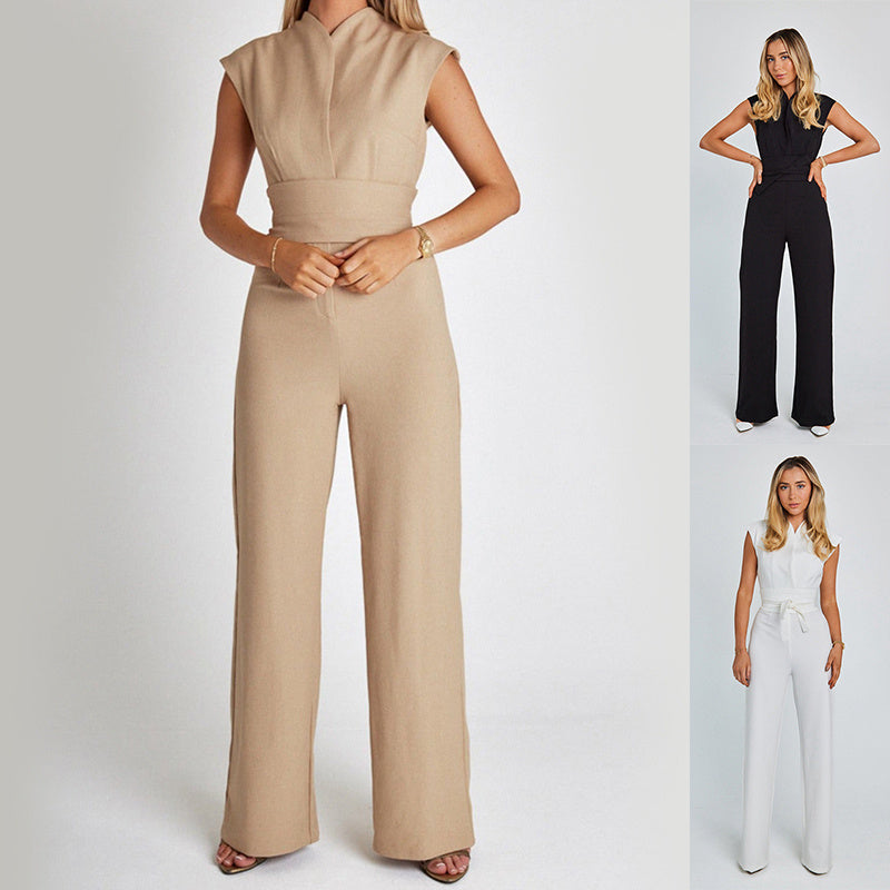 Fashion Elegant Long Sleeveless Jumpsuit