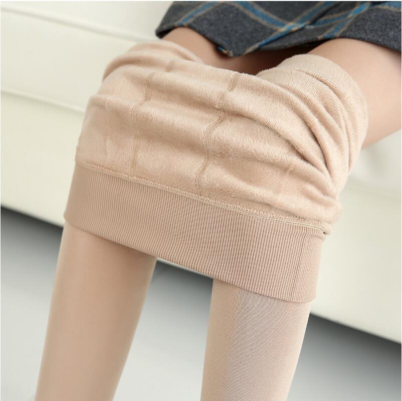 Fashionable Warm Fur Leggings Winter Body Legs Keep Warm