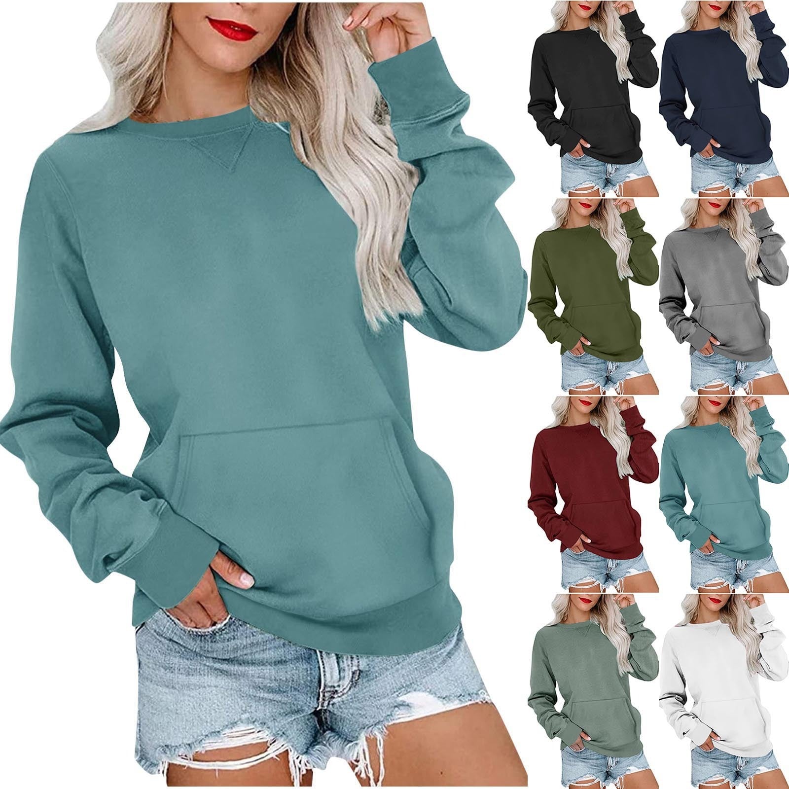 Pullover Sweatshirt With Pocket